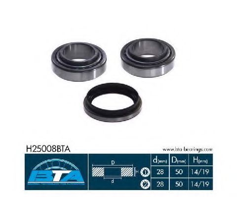 Подшипник ступицы BTA H25008BTA