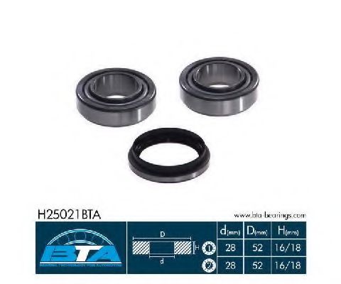 Подшипник ступицы BTA H25021BTA