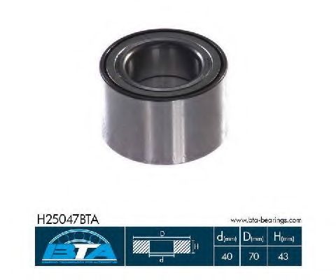Подшипник ступицы BTA H25047BTA