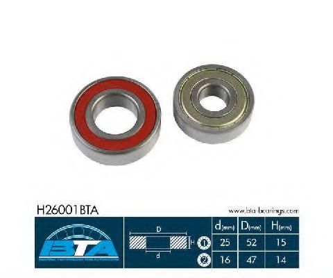 Подшипник ступицы BTA H26001BTA