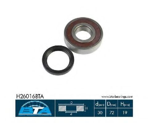 Подшипник ступицы BTA H26016BTA