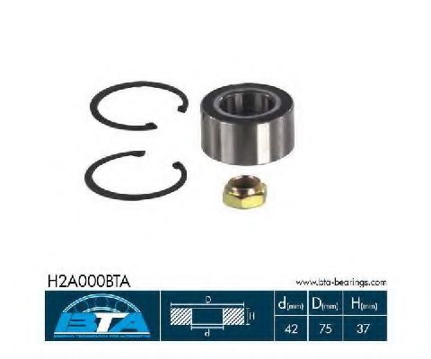 Подшипник ступицы BTA H2A000BTA