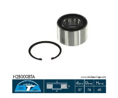 Подшипник ступицы BTA H2B000BTA