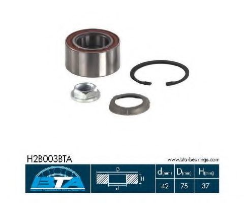 Подшипник ступицы BTA H2B003BTA