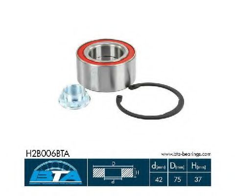 Подшипник ступицы BTA H2B006BTA