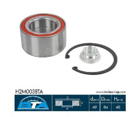 Подшипник ступицы BTA H2M003BTA