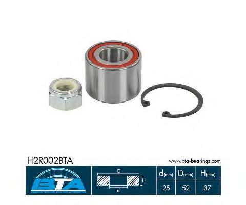 Подшипник ступицы BTA H2R002BTA