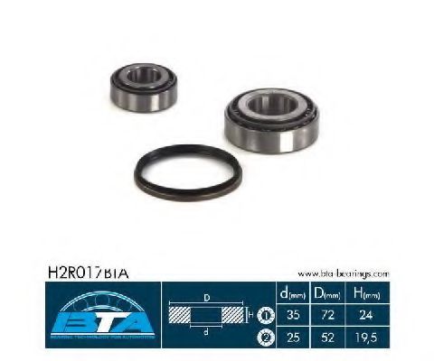 Подшипник ступицы BTA H2R017BTA