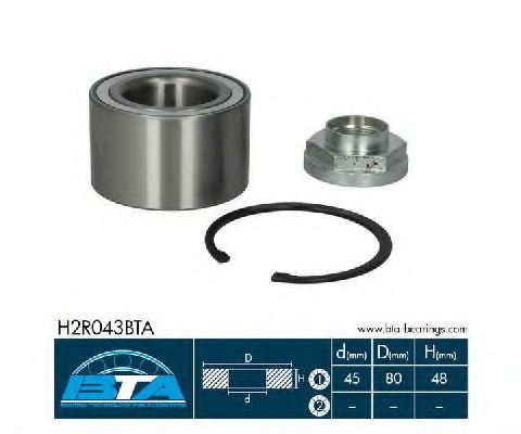 Подшипник ступицы BTA H2R043BTA