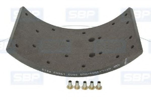 Комплект тормозных башмаков, барабанные тормоза SBP 07-L19503-N00