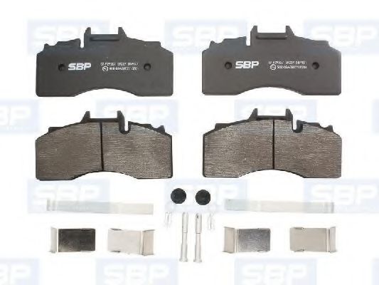 Тормозные колодки SBP 07-P29227
