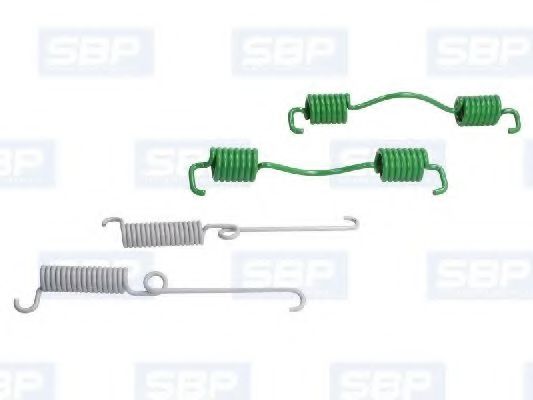 Ремкомплект барабанных колодок sbp 12-MA004