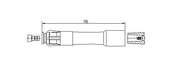 Вилка, свеча зажигания BREMI 13249A1,8