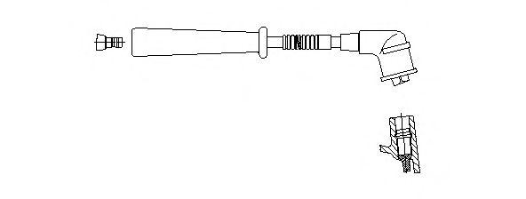 Провод зажигания BREMI 3A23E74