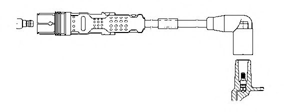 Провод зажигания BREMI 6A98E54