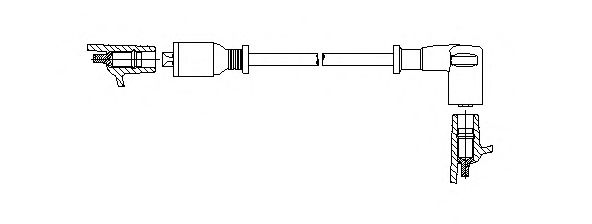 Провод зажигания bremi 729/37