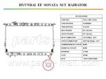 Радиатор охлаждения двигателя PARTS-MALL PXNDA-012