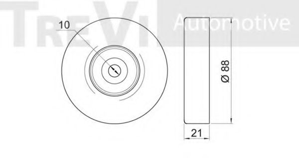 Обводной ролик Toyota/Lexus 1660323011