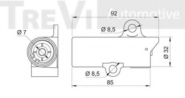 Успокоитель ремня ГРМ Toyota/Lexus 1354020030