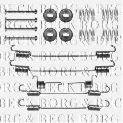 Скобы тормозных колодок BORG & BECK BBK6247