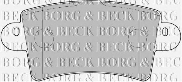 Тормозные колодки BORG & BECK BBP1773