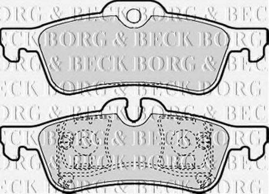 Тормозные колодки BORG & BECK BBP2142