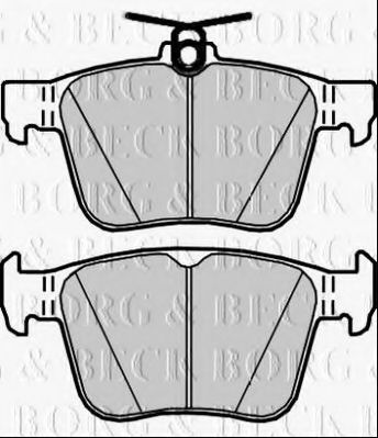 Тормозные колодки BORG & BECK BBP2402