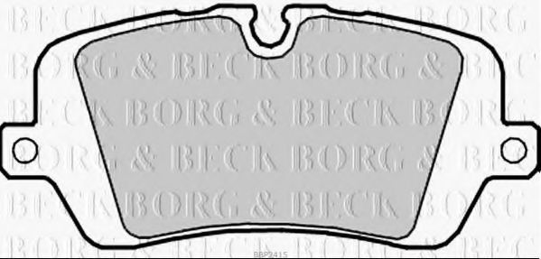 Тормозные колодки BORG & BECK BBP2415