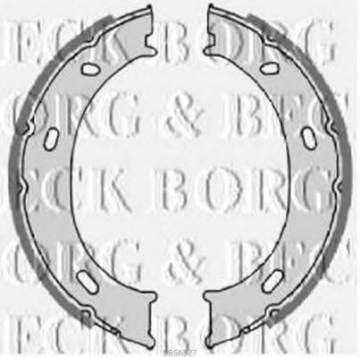 Тормозные колодки барабанные BORG & BECK BBS6327