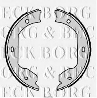 Тормозные колодки барабанные BORG & BECK BBS6332