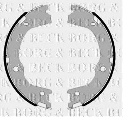 Тормозные колодки барабанные BORG & BECK BBS6466