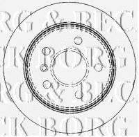 Тормозной диск BORG & BECK BBD4487