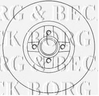 Тормозной диск BORG & BECK BBD5794S