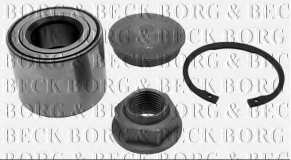 Скобы тормозных колодок BORG & BECK BBK1282