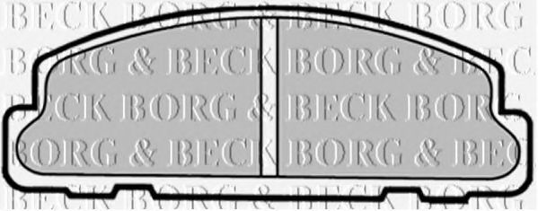 Тормозные колодки borgbeck BBP1321