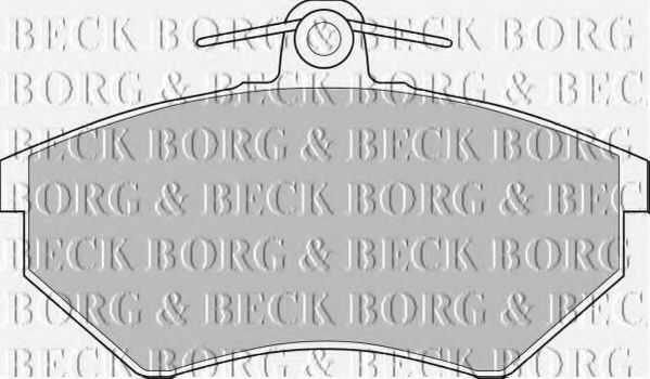 Тормозные колодки BORG & BECK BBP1427