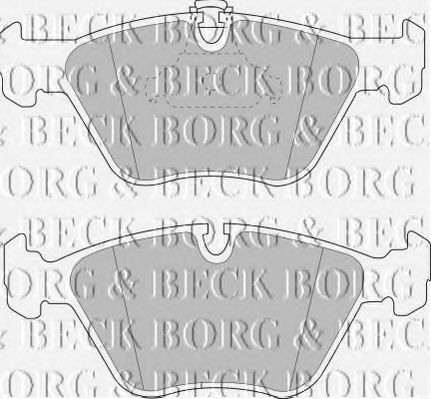 Тормозные колодки BORG & BECK BBP1590