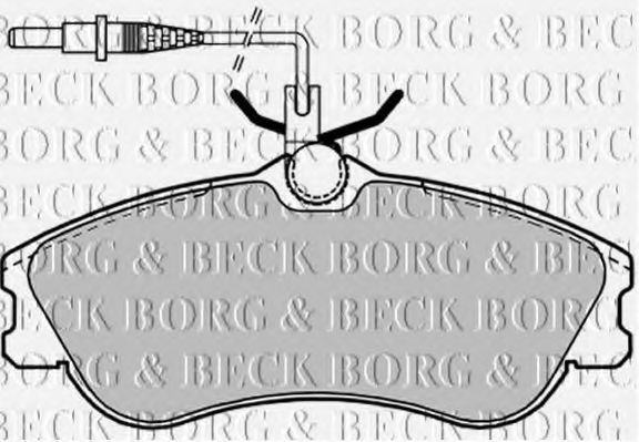 Тормозные колодки BORG & BECK BBP1601