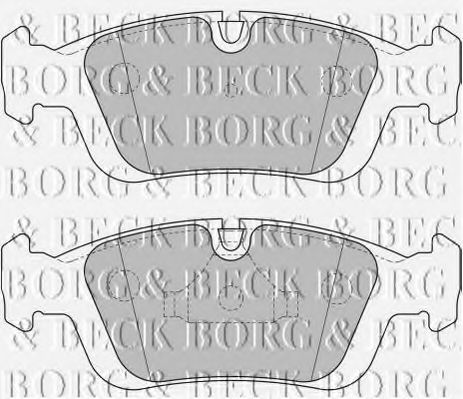 Тормозные колодки BORG & BECK BBP1627