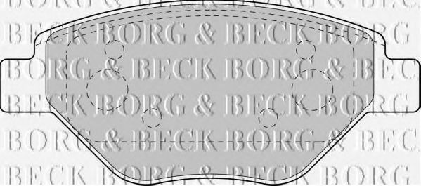 Тормозные колодки BORG & BECK BBP1851
