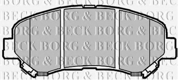 Тормозные колодки BORG & BECK BBP2084