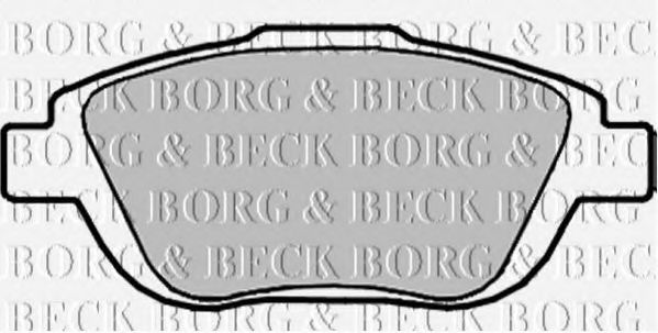 Тормозные колодки BORG & BECK BBP2096