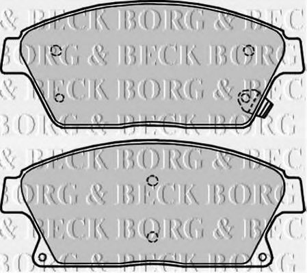 Тормозные колодки BORG & BECK BBP2228