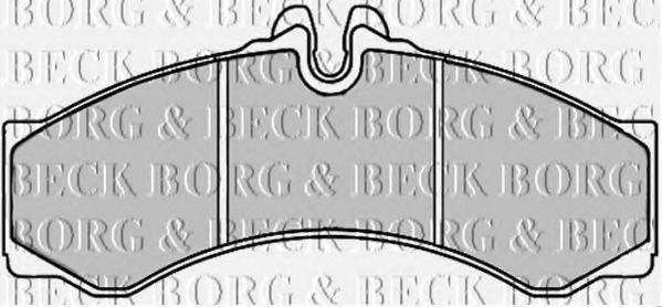 Тормозные колодки BORG & BECK BBP2247