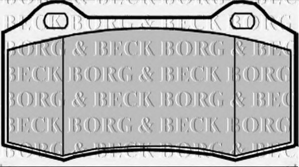 Тормозные колодки BORG & BECK BBP2360