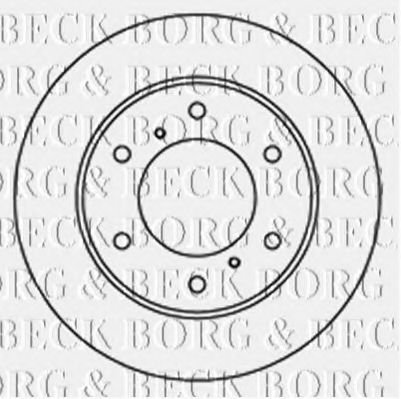 Тормозной диск BORG & BECK BBD4692