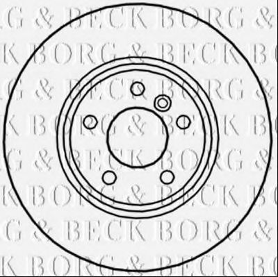 Тормозной диск BORG & BECK BBD6027S