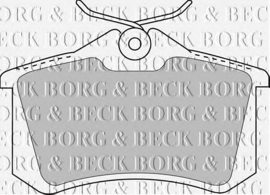 Тормозные колодки BORG & BECK BBP1512