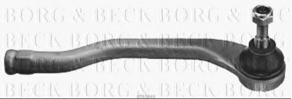 Наконечник рулевой тяги BORG & BECK BTR5849