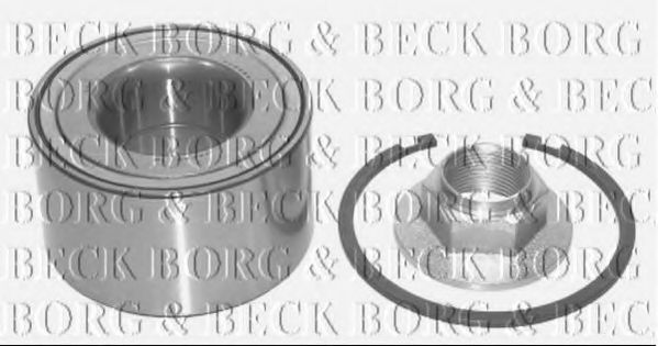 Подшипник ступицы BORG & BECK BWK1046